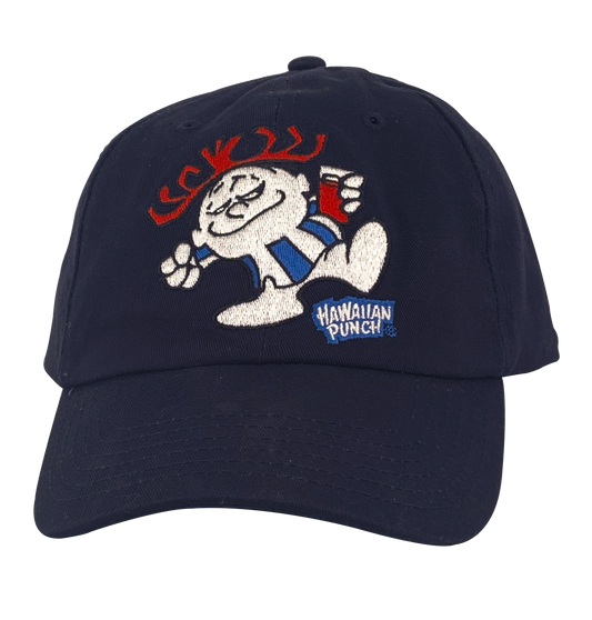 Hawaiian Punch Punchy Mascot Baseball Hat - Navy