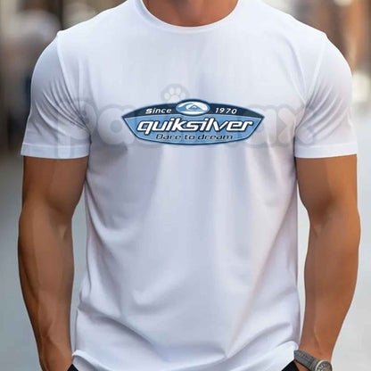 Retro 90s Quiksilver Performance Skateboarding Graphic T-Shirt – Vintage Surf Skate Unisex Cotton Crew Neck Tee