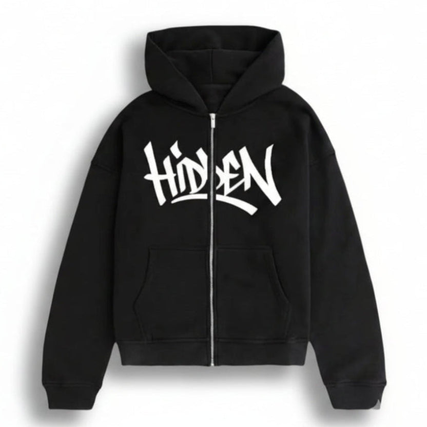 Hidden classic zip up