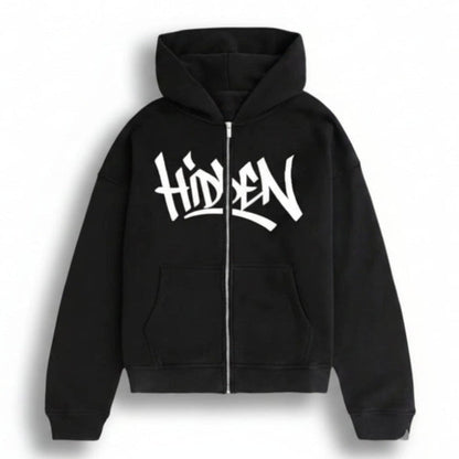 Hidden classic zip up